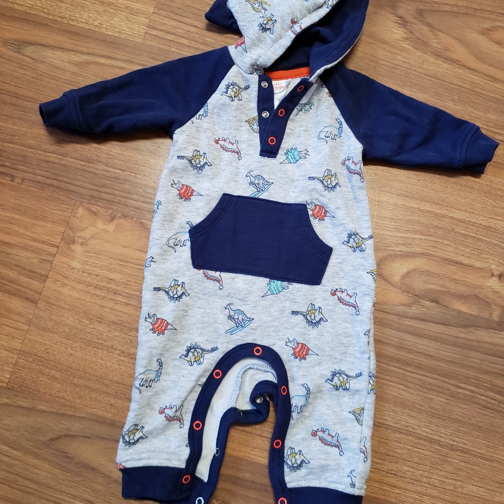 Dino baby romper